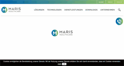 Desktop Screenshot of maris-healthcare.de